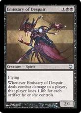 【Foil】《絶望の使者/Emissary of Despair》[DST] 黒U