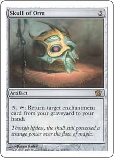 【Foil】《オームの頭蓋骨/Skull of Orm》[8ED] 茶R