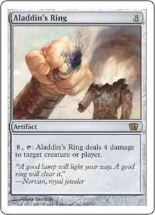 【Foil】《アラジンの指輪/Aladdin's Ring》[8ED] 茶R