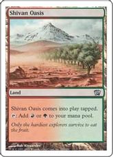 【Foil】《シヴのオアシス/Shivan Oasis》[8ED] 土地U