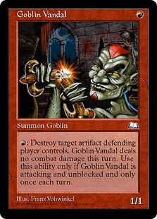 《蛮行ゴブリン/Goblin Vandal》[WTH] 赤C