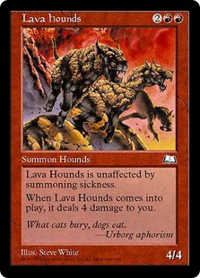 《溶岩の猟犬/Lava Hounds》[WTH] 赤U