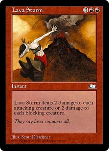 《溶岩の嵐/Lava Storm》[WTH] 赤C