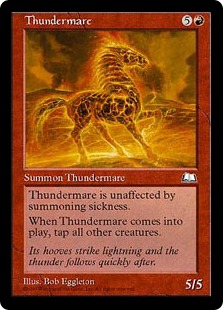《サンダーメア/Thundermare》[WTH] 赤R