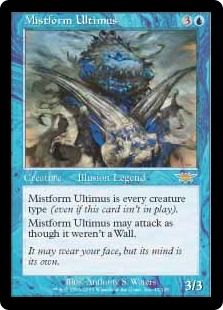 《霧衣の究極体/Mistform Ultimus》[LGN] 青R