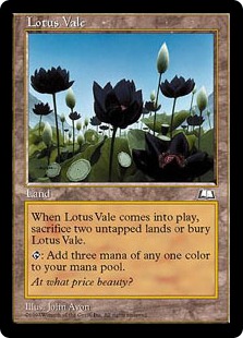 《水蓮の谷間/Lotus Vale》[WTH] 土地R