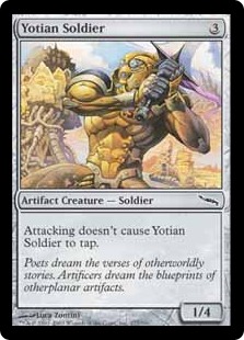 【Foil】《ヨーティアの兵/Yotian Soldier》[MRD] 茶C