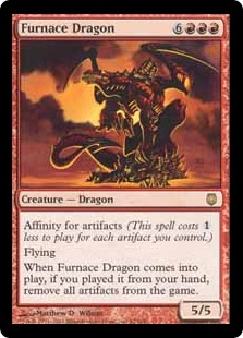 【Foil】《炉のドラゴン/Furnace Dragon》[DST] 赤R