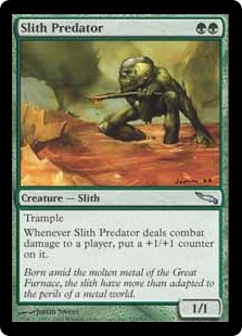 《捕食スリス/Slith Predator》[MRD] 緑U