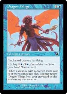 《ドラゴンの翼/Dragon Wings》[SCG] 青C
