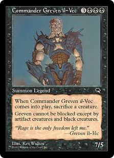 《司令官グレヴェン・イル＝ヴェク/Commander Greven il-Vec》[TMP] 黒R