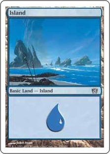 【Foil】(336)《島/Island》[8ED] 土地