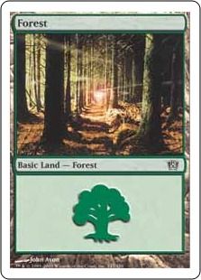 【Foil】(347)《森/Forest》[8ED] 土地