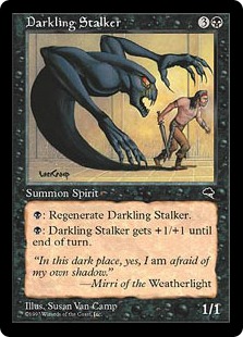 《ダークリング・ストーカー/Darkling Stalker》[TMP] 黒C