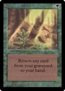 新たな芽吹き/Regrowth》[LEB] 緑U | 日本最大級 MTG通販サイト 