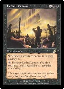 【Foil】《致死の蒸気/Lethal Vapors》[SCG] 黒R