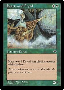 《ハートウッドのドライアド/Heartwood Dryad》[TMP] 緑C