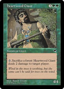 《ハートウッドの巨人/Heartwood Giant》[TMP] 緑R