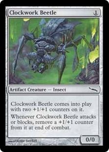 《機械仕掛けのクワガタ/Clockwork Beetle》[MRD] 茶C