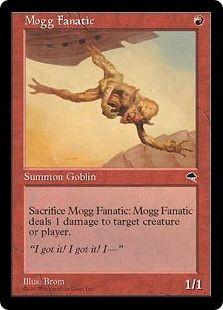 《モグの狂信者/Mogg Fanatic》[TMP] 赤C