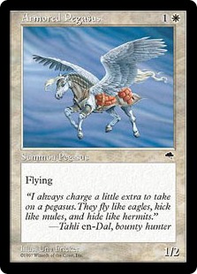 《鎧のペガサス/Armored Pegasus》[TMP] 白C