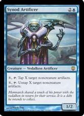 【Foil】《教議会の工匠/Synod Artificer》[DST] 青R