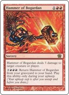 【Foil】《ボガーダンの鎚/Hammer of Bogardan》[8ED] 赤R