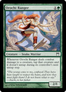 《大蛇の野伏/Orochi Ranger》[CHK] 緑C