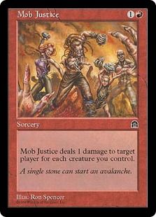 《暴徒の正義/Mob Justice》[STH] 赤C