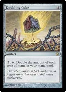 【Foil】《倍化の立方体/Doubling Cube》[5DN] 茶R