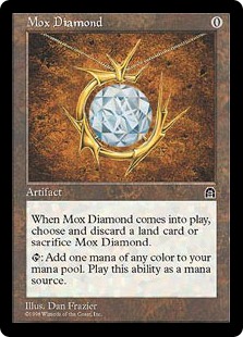 Foil】《モックス・ダイアモンド/Mox Diamond》[FtV:Relics] 茶R 