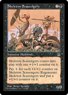 《スケルトンのゴミあさり/Skeleton Scavengers》[STH] 黒R