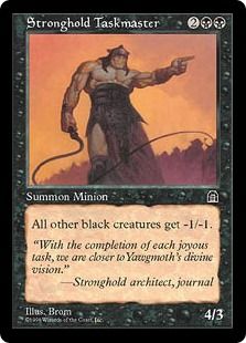 《要塞の監督官/Stronghold Taskmaster》[STH] 黒U
