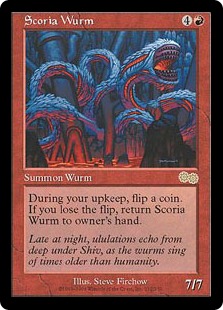 《岩滓のワーム/Scoria Wurm》[USG] 赤R