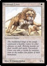 《サバンナ・ライオン/Savannah Lions》[LEB] 白R