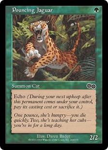 《飛びかかるジャガー/Pouncing Jaguar》[USG] 緑C