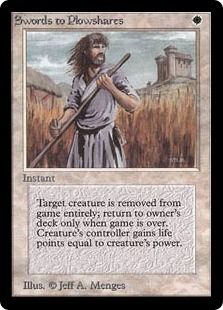 剣を鍬に/Swords to Plowshares》[LEB] 白U | 日本最大級 MTG通販 
