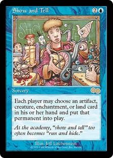 実物提示教育/Show and Tell》[USG] 青R | 日本最大級 MTG通販サイト 