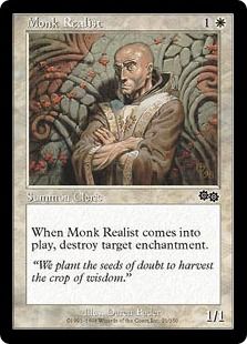 《現実主義の修道士/Monk Realist》[USG] 白C
