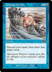 トレイリアの風/Tolarian Winds》[USG] 青C | 日本最大級 MTG通販 