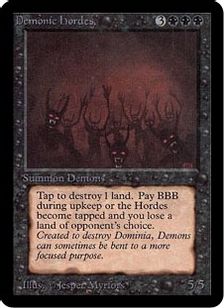 《Demonic Hordes》[LEA] 黒R