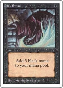 暗黒の儀式/Dark Ritual》[2ED] 黒C | 日本最大級 MTG通販サイト 
