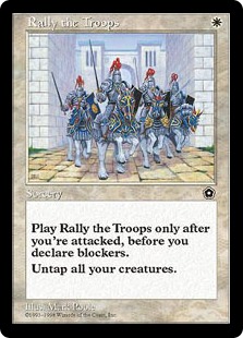 《軍勢の回復/Rally the Troops》[PO2] 白U