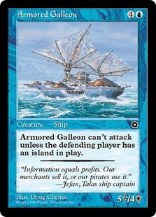 《装甲ガリオン船/Armored Galleon》[PO2] 青U