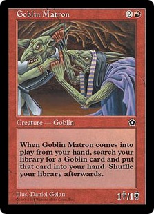 ゴブリンの女看守/Goblin Matron 第7版 日本語版 foil - マジック：ザ