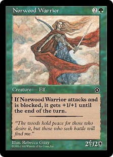 《ノーウッドの戦士/Norwood Warrior》[PO2] 緑C