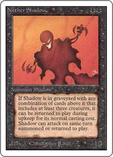 《冥界の影/Nether Shadow》[2ED] 黒R