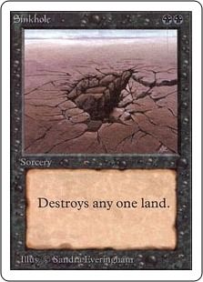 陥没孔/Sinkhole》[2ED] 黒C | 日本最大級 MTG通販サイト「晴れる屋」