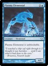 【Foil】《プラズマの精霊/Plasma Elemental》[5DN] 青U