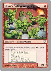 【Foil】《Mons's Goblin Waiters》 赤C[UNH] 赤C